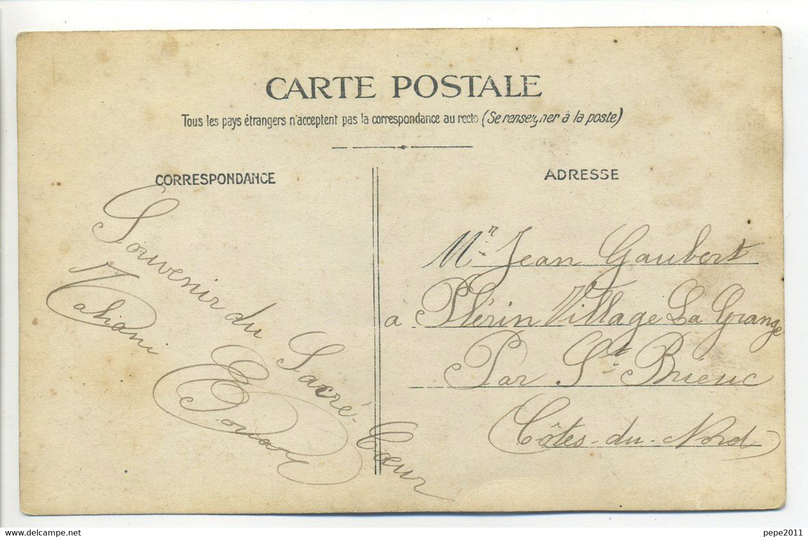 Carte Photo Originale à Situer - Inscrit Au Dos: Souvenir Du Sacré Cœur - Croix, Autel - Animation - Photos