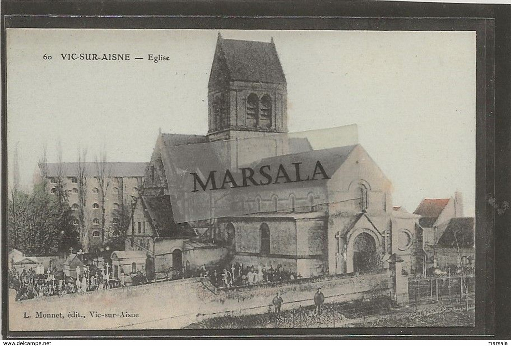 CPA  Vic Sur Aisne  L'église - Vic Sur Aisne