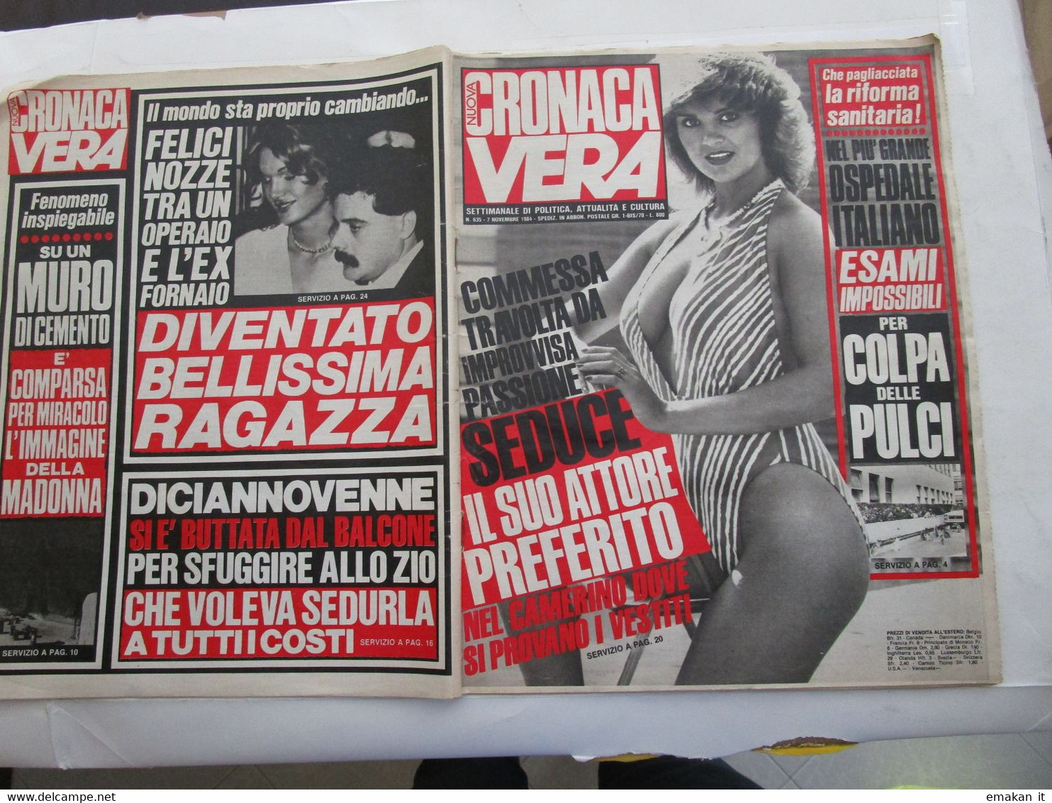 # RIVISTA CRONACA VERA N 635 / 1984 - Premières éditions