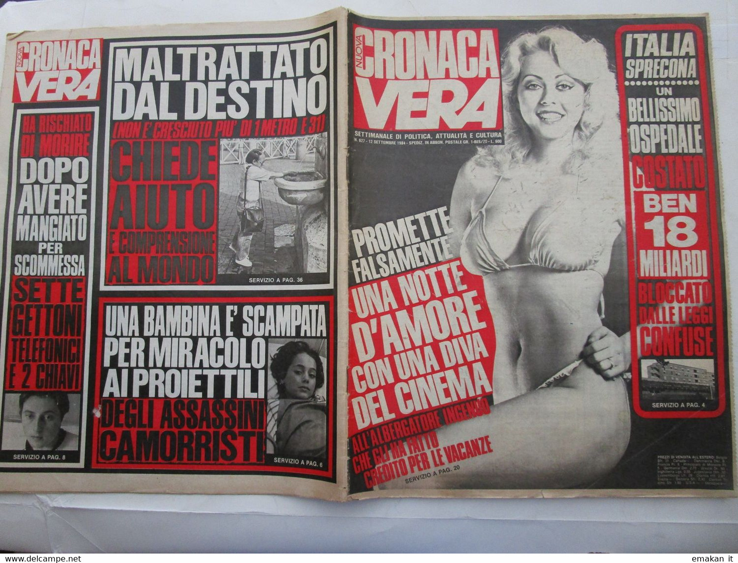 # RIVISTA CRONACA VERA N 627 / 1984 - First Editions