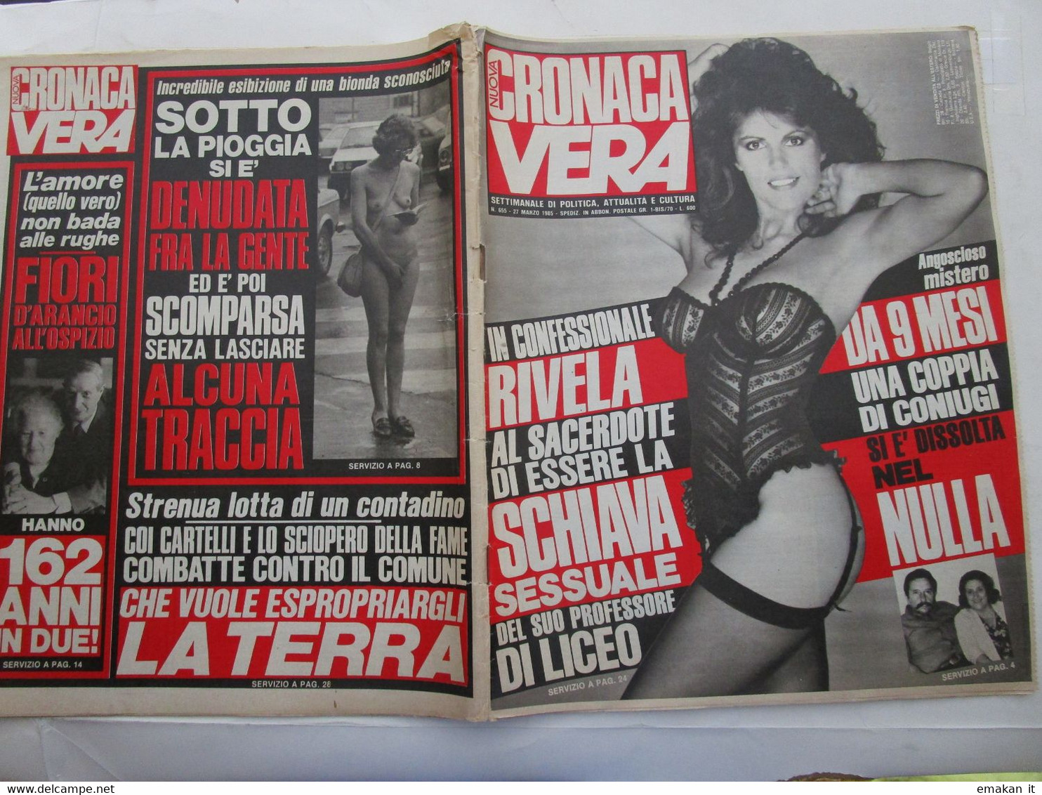 # RIVISTA CRONACA VERA N 655 / 1985 - Premières éditions