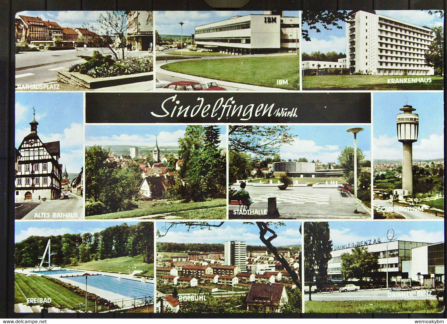 Ansichtskarte Von Sindelfingen Mit 10 Ansichten Um 1970 Unbenutzt - Sindelfingen