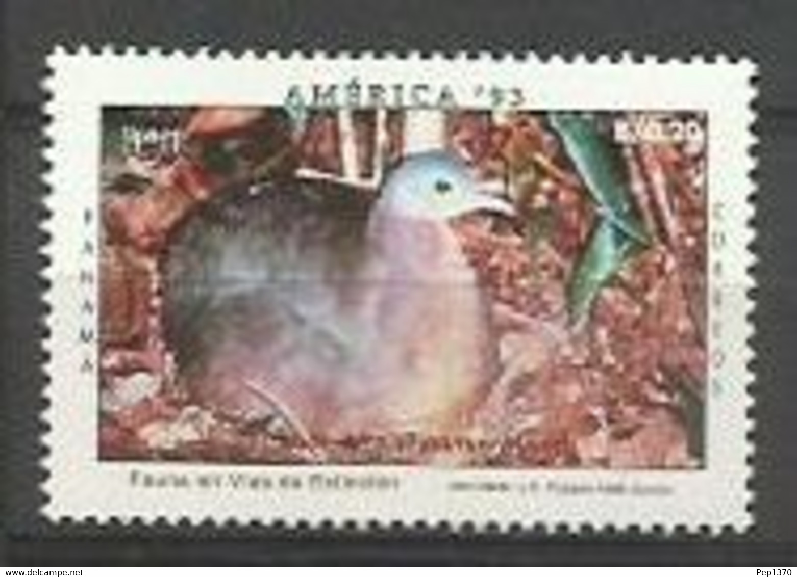 PANAMA 1993 - AMERICA UPAEP - PROTECCION NATURALEZA - PERDIZ - YVERT 1126** - Grey Partridge