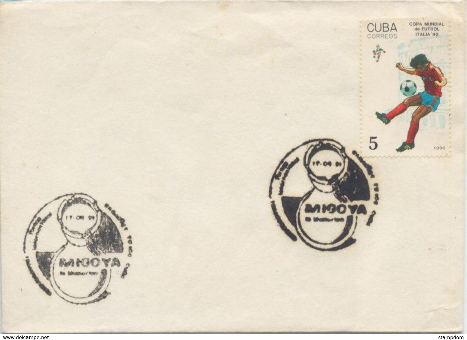 CUBA 1991 MIGOYA Special Cancel Event COVER @D1713 - Cartas & Documentos