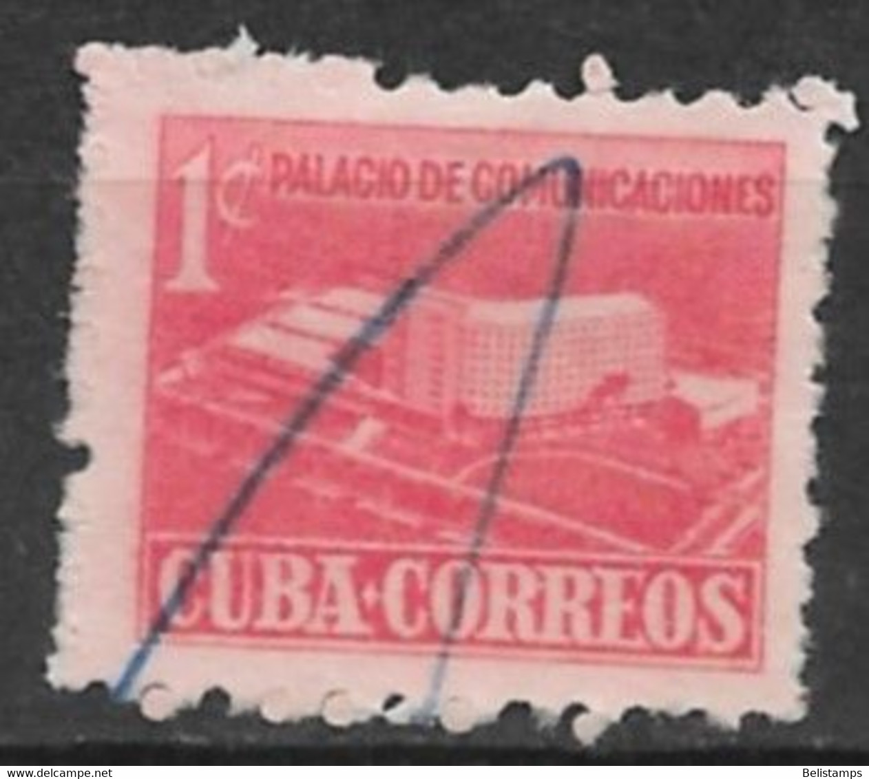 Cuba 1957. Scott #RA34 (U) Proposed Communications Building  (Complete Issue) - Postage Due