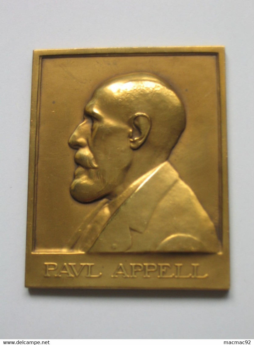Médaille - PAUL APPELL - A L'occasion De Son  Cinquantenaire Universitaire - Juin 1927  **** EN ACHAT IMMEDIAT **** - Professionnels / De Société
