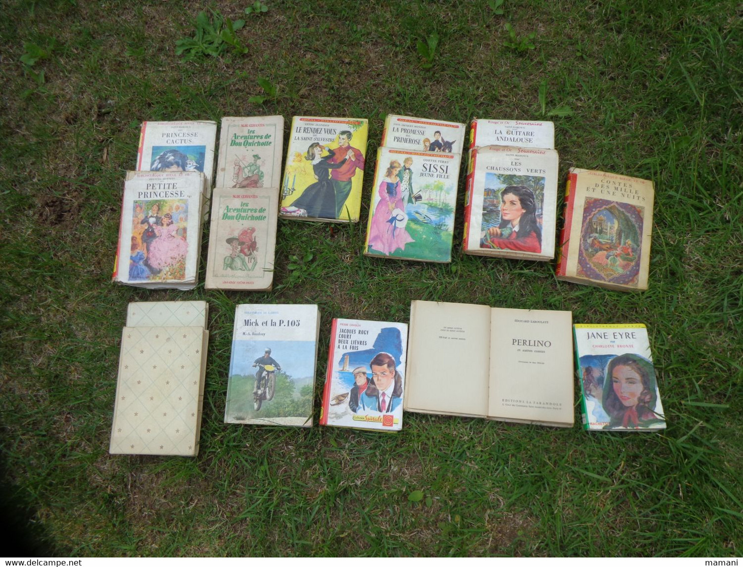 Lot De 16 Livres (voir Liste Dans Le Descriptif) Avec Valisette Carton Ancienne A Restaurer - Lots De Plusieurs Livres