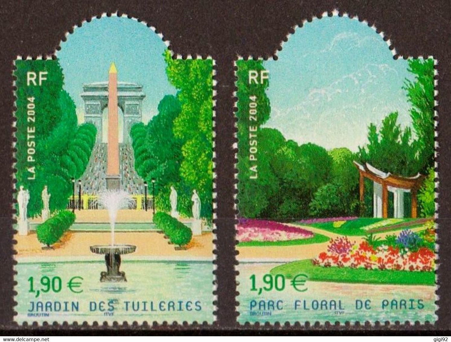 2004  N° 3673 Et 3674  Neufs** SERIE COMPLETE (faciale: 3.80€) - Unused Stamps