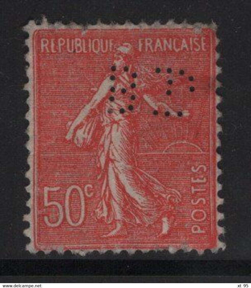 Perforation BP 143 - Banque Paris Pays Bas - Indice 3 - Type Semeuse - Other & Unclassified