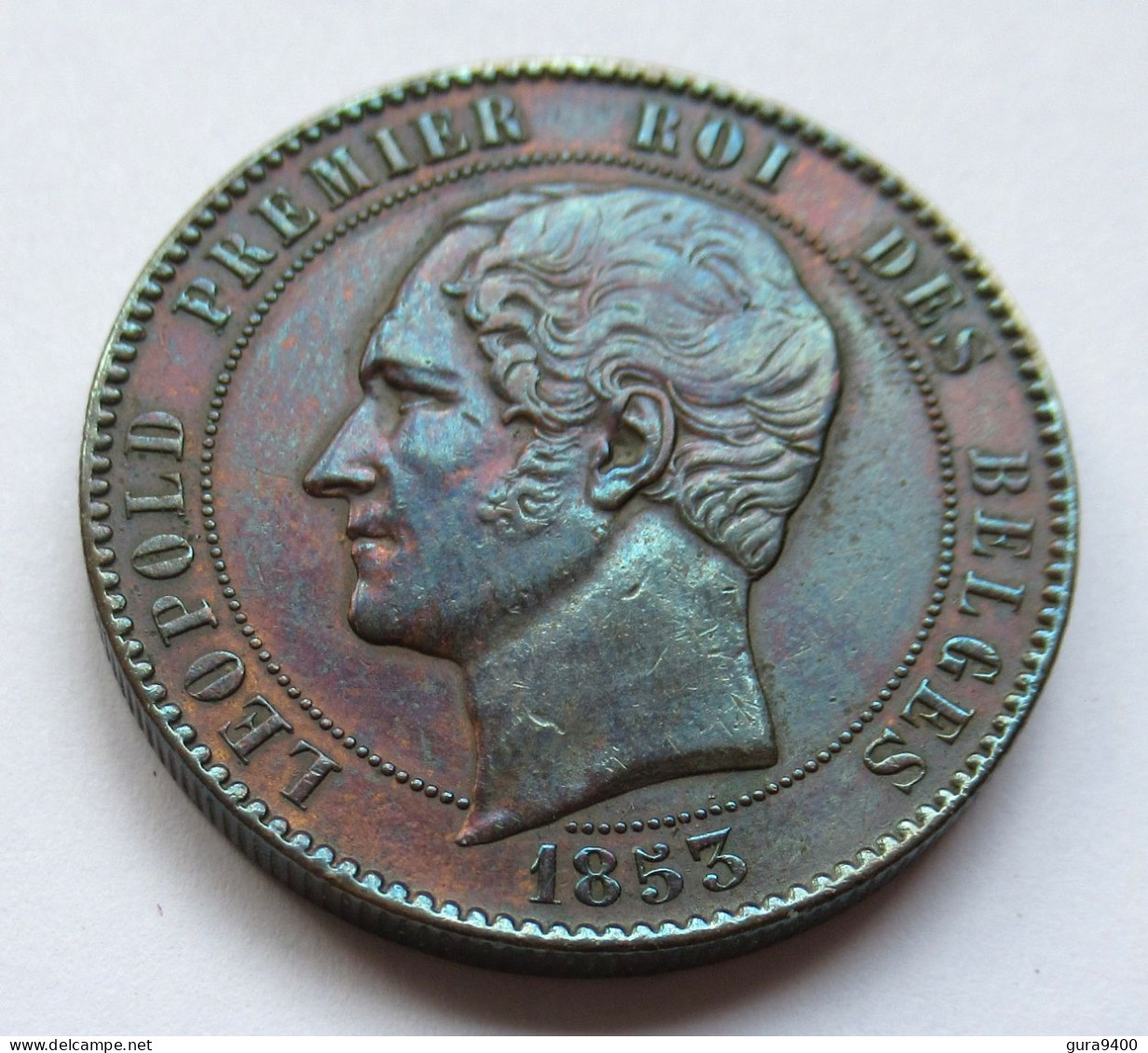 Belgium 10 Cent 1853 Leopold Wiener - 10 Cents