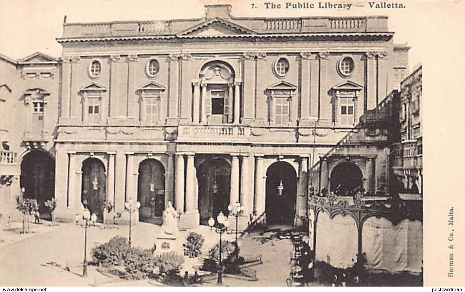 Malta - VALETTA - The Public Library - Publ. Hermen & Co. 7 - Malta