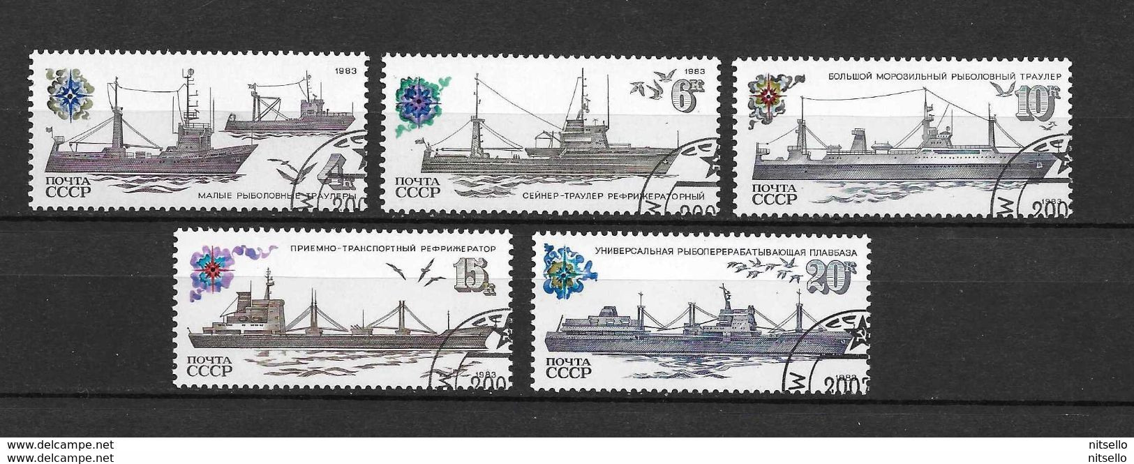 LOTE 2239  ///    RUSIA 1983  BARCOS - Used Stamps