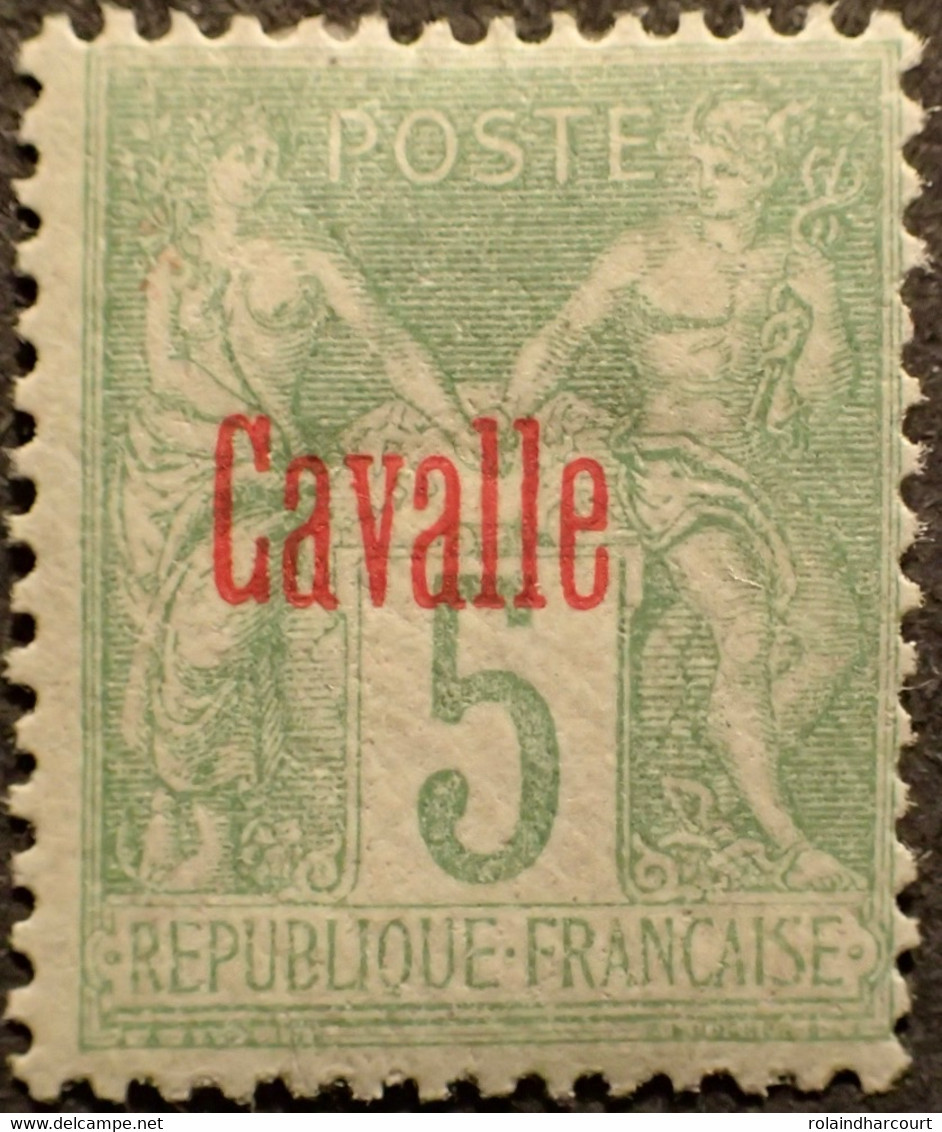 R2245/49 - 1893/1900 - COLONIES FR. - CAVALLE - N°2 (I) NEUF* - Ungebraucht