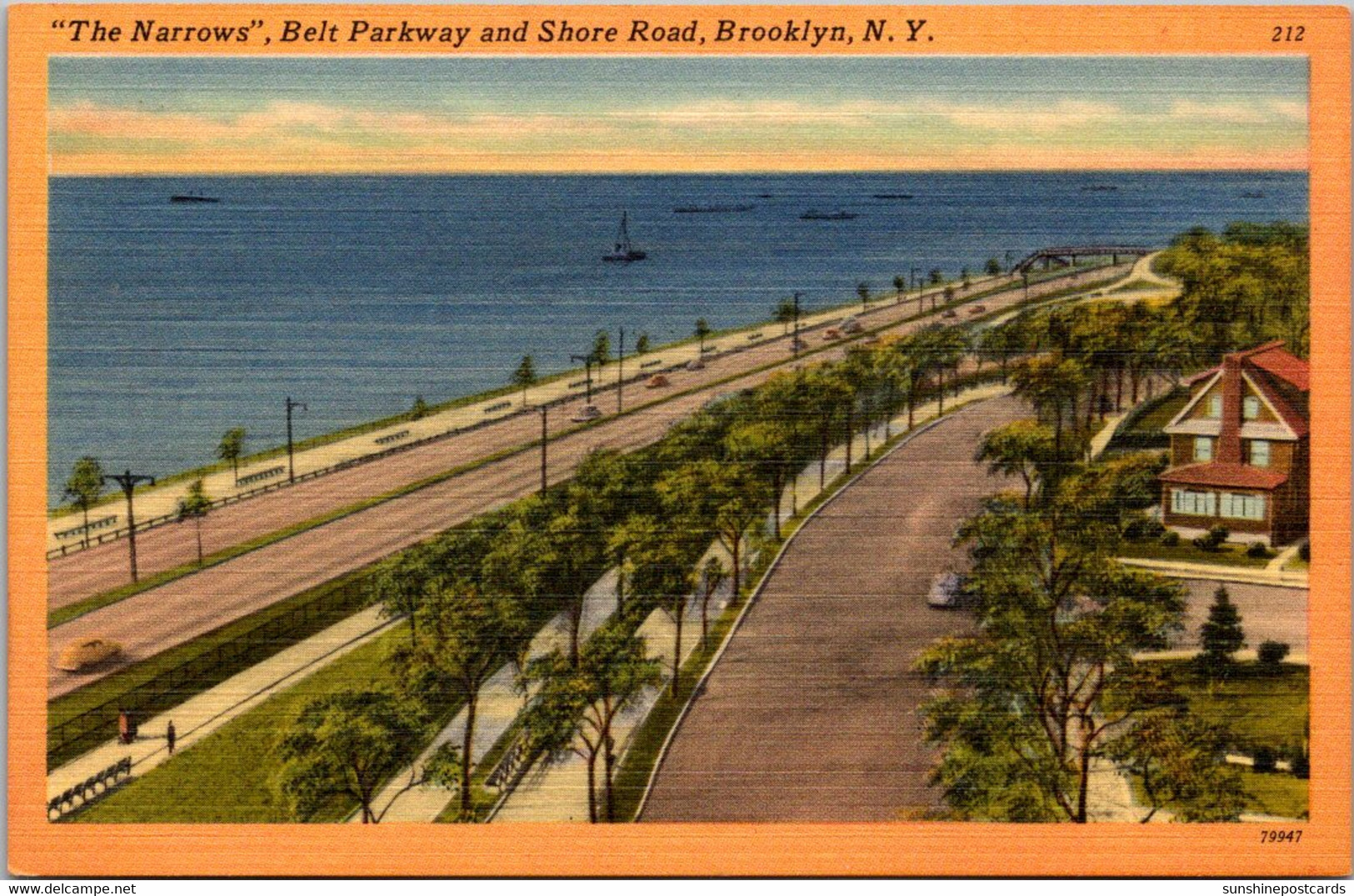 New York City Brooklyn "The Narrows" Belt Parkway And Shore Road - Brooklyn