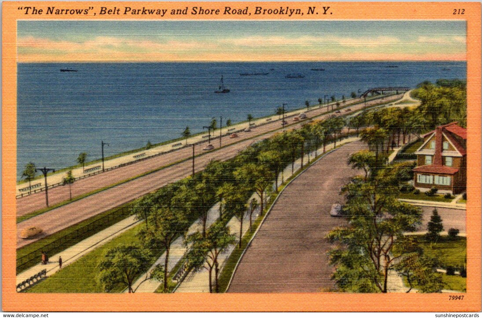 New York City Brooklyn "The Narrows" Belt Parkway And Shore Road - Brooklyn