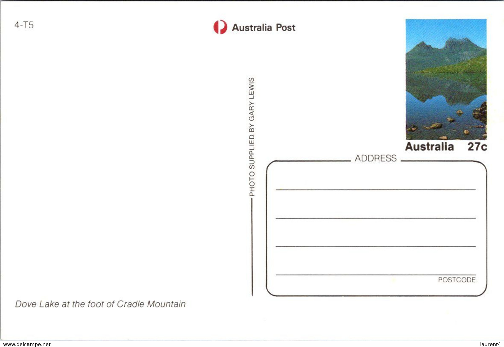 (4 H 5) 2 Postcards - Australia (pre-paid Postcard) Tasmania - Other & Unclassified