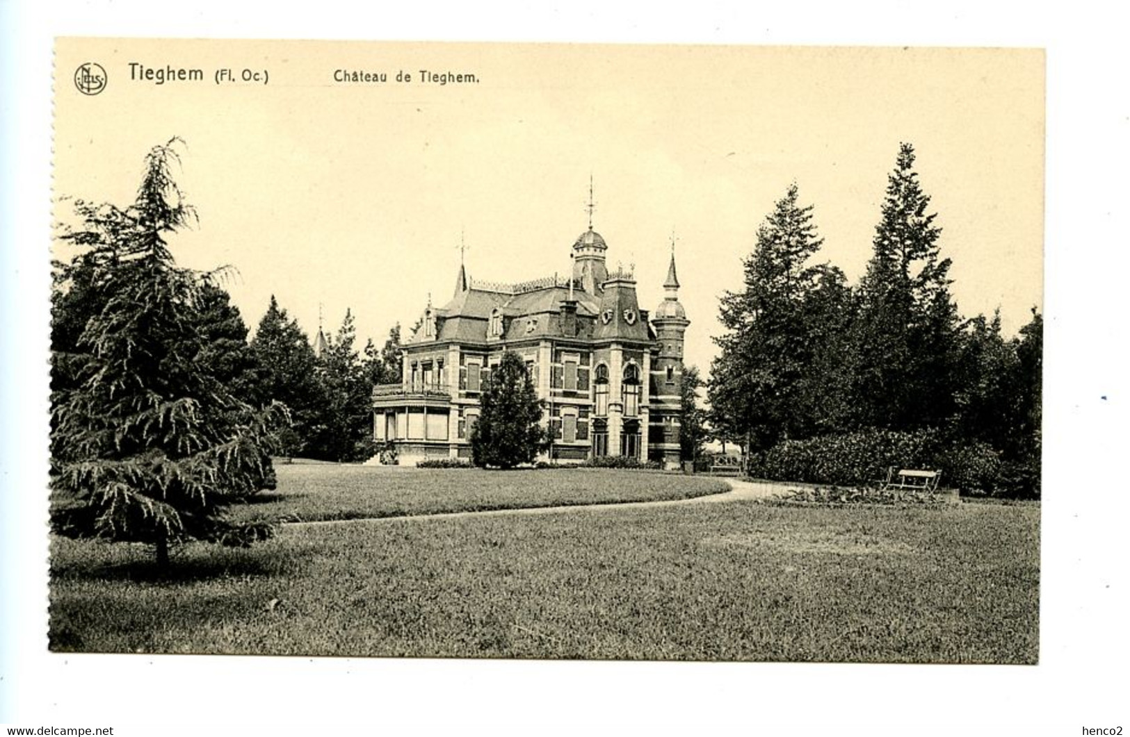 Tieghem - Château De Tieghem / Nels No. 182 - Anzegem