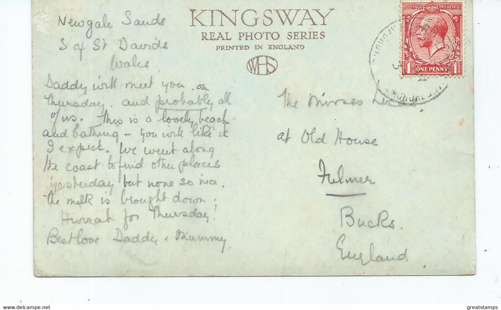 Wales Cardiganshire   Nr. Cardigan Postcard   Posted 1933 Postcard Kingsway Llechryd Bridge - Cardiganshire