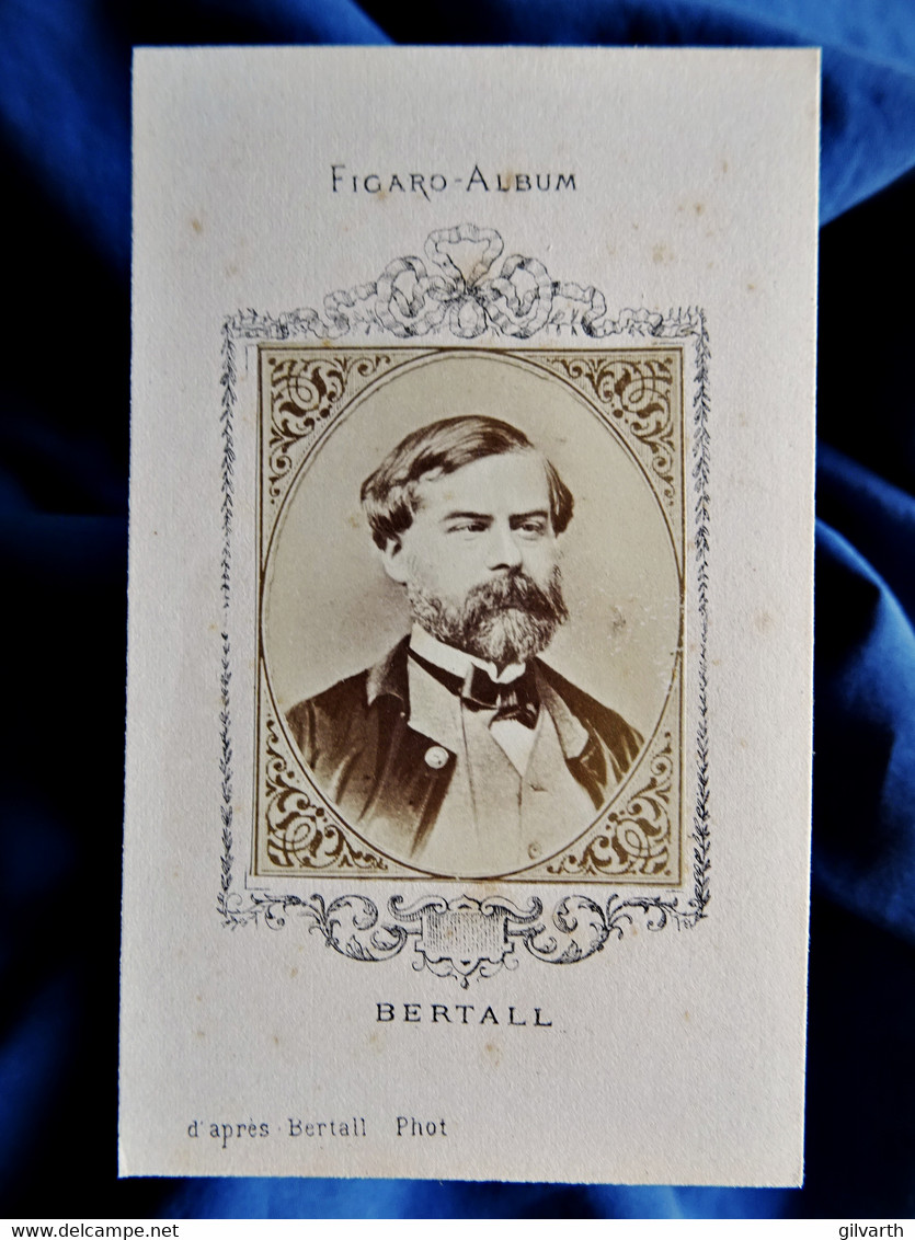 Photo CDV Figaro-Album - Bertall, Caricaturiste, Photographe, Circa 1870-75 L593 - Old (before 1900)