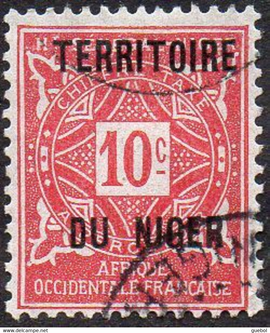 Niger Obl. N° Taxe  2 - Ornements Le 10c Rose - Gebruikt