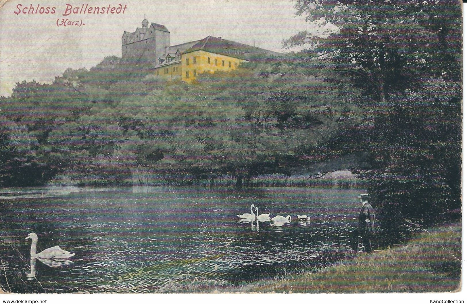 Schloss Ballenstedt, Harz, Gelaufen 1919 - Ballenstedt