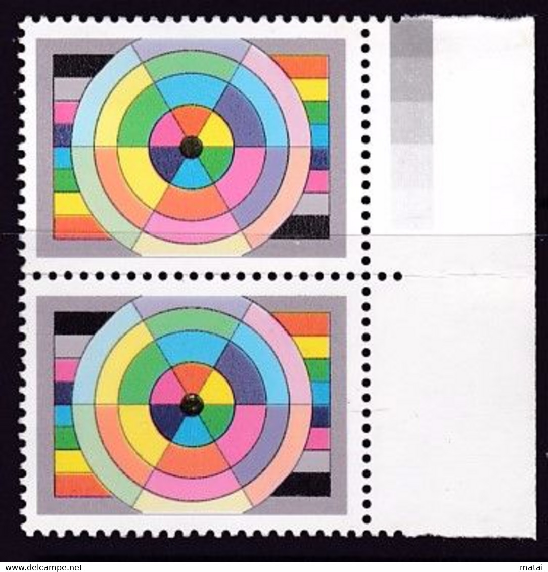 CHINA CHINE  CINA   Stamp Factory Color Test X2 - Altri & Non Classificati