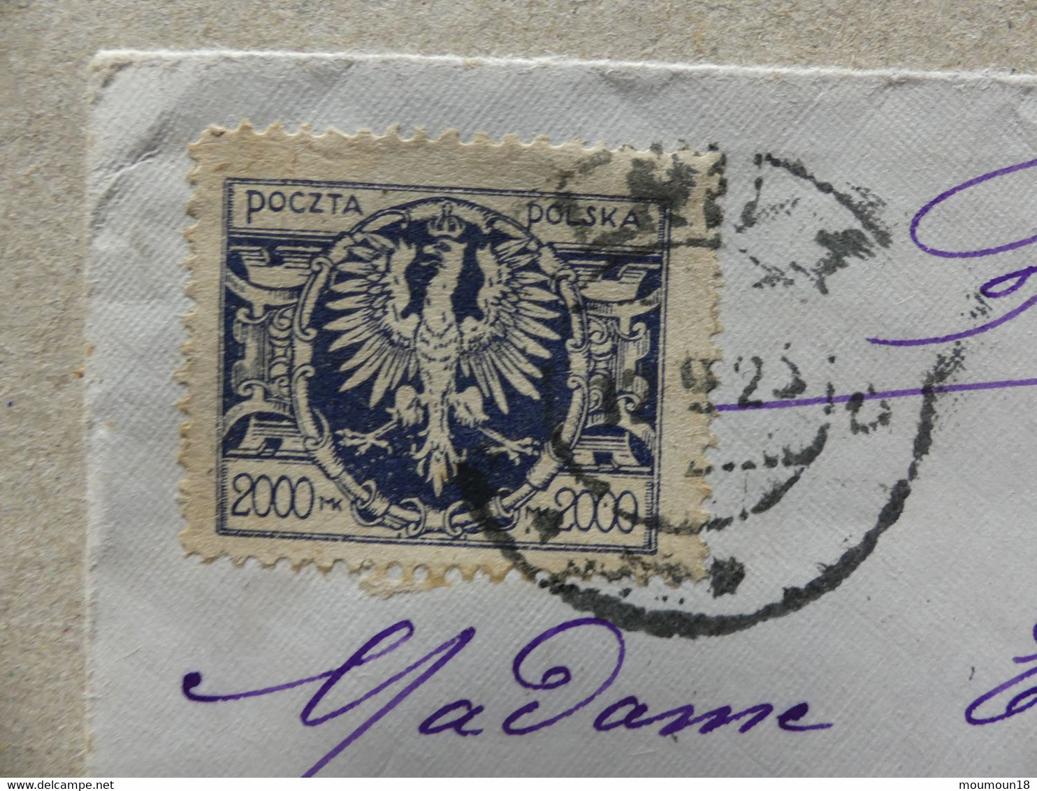 Enveloppe Pologne 1923 Timbre 267 - Maschinenstempel (EMA)
