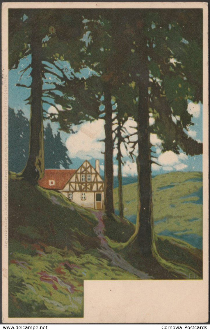 Ernst Liebermann - Das Haus Im Wald, 1905 - Meissner & Buch AK - Liebermann, Ernst