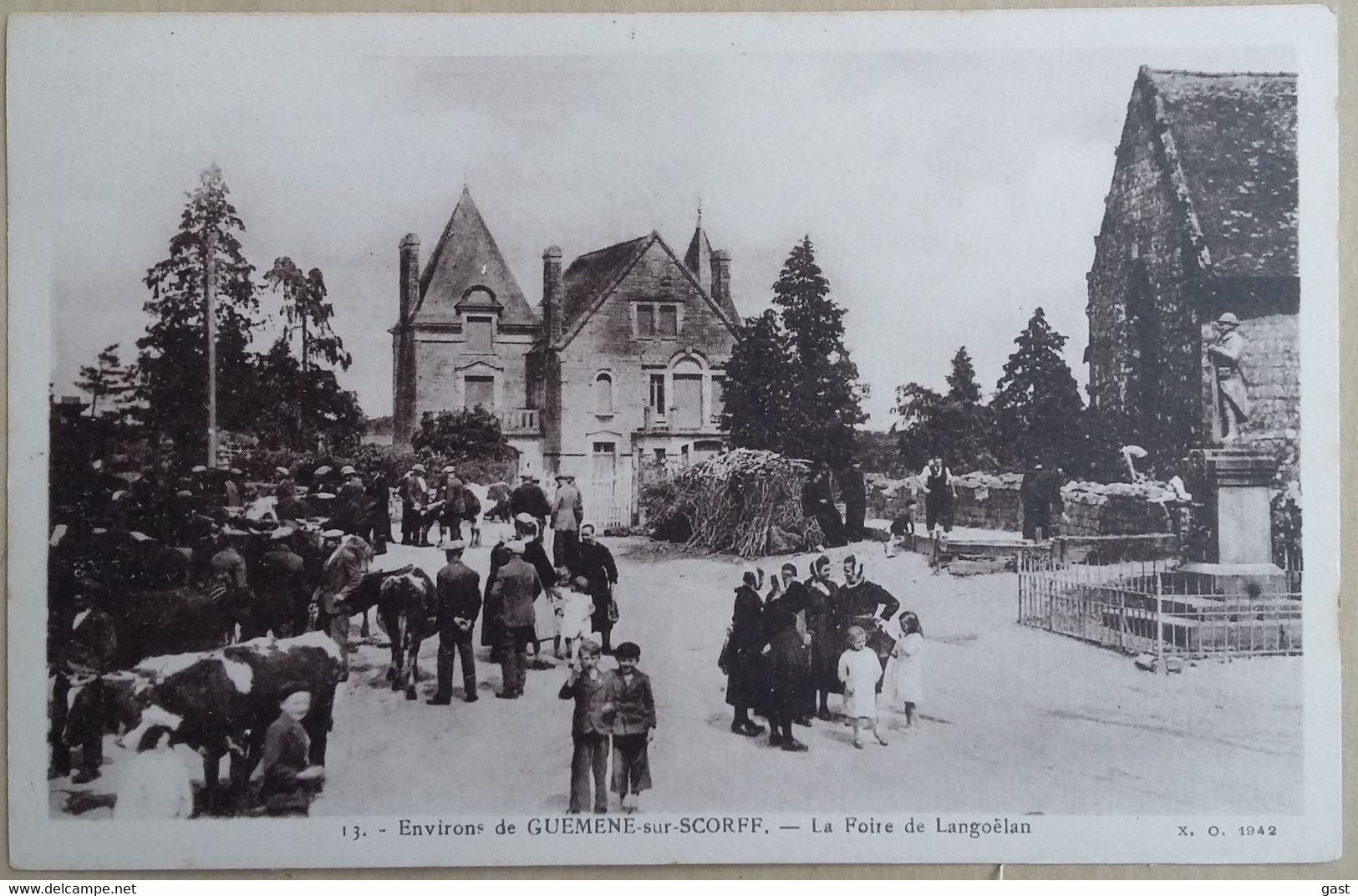 56   GUEMENEE  SUR  SCORFF    Les  Environs     LA  FOIRE  DE   LANGEOLAN - Guemene Sur Scorff