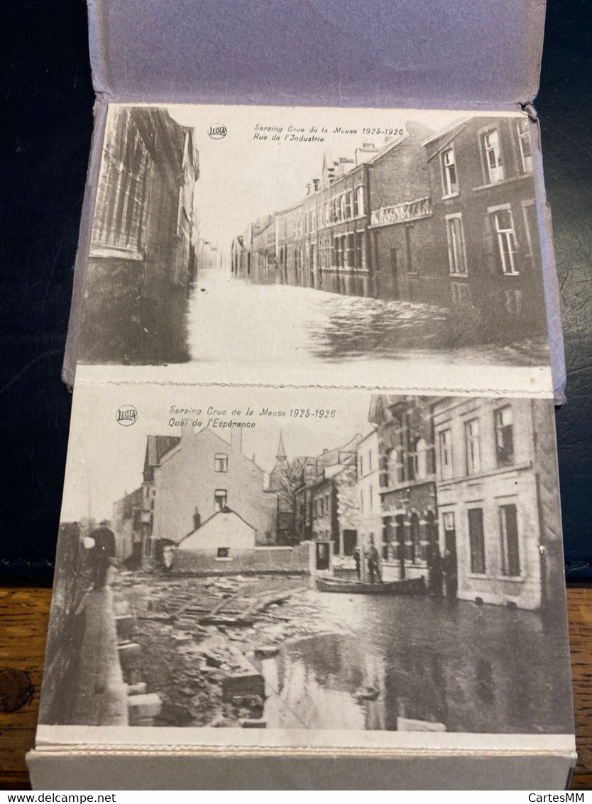 Seraing Inondations 1925 1926 Carnet 10 Cartes - Seraing