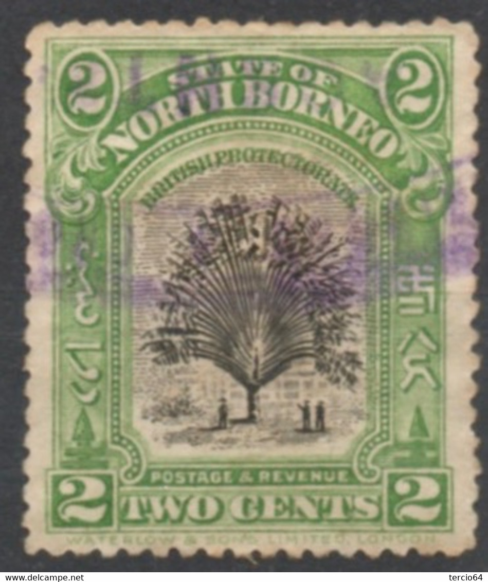 UK  3 Timbres Colonies ANGLETERRE UK  BRITISH NORTH  BORNEO Oblitérés (used) Scott 21/29 Scott #137 GREAT BRITAIN - North Borneo (...-1963)