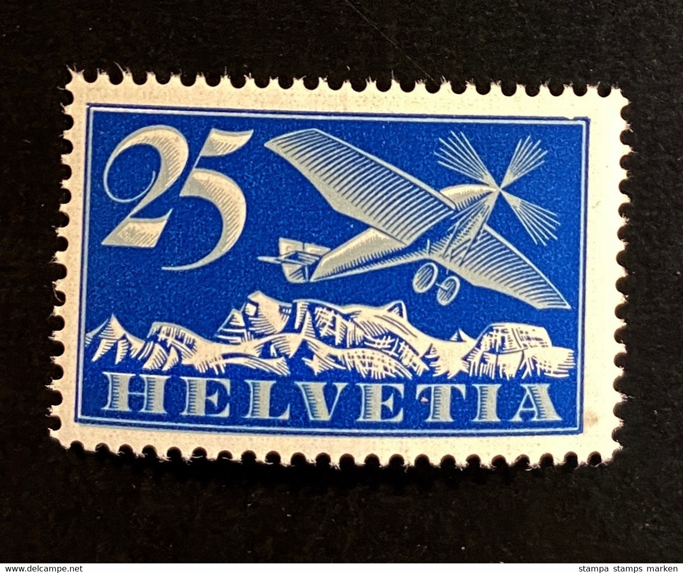 Schweiz Flugpost 1923  Mi.  180 Z  Postfrisch/** MNH - Neufs