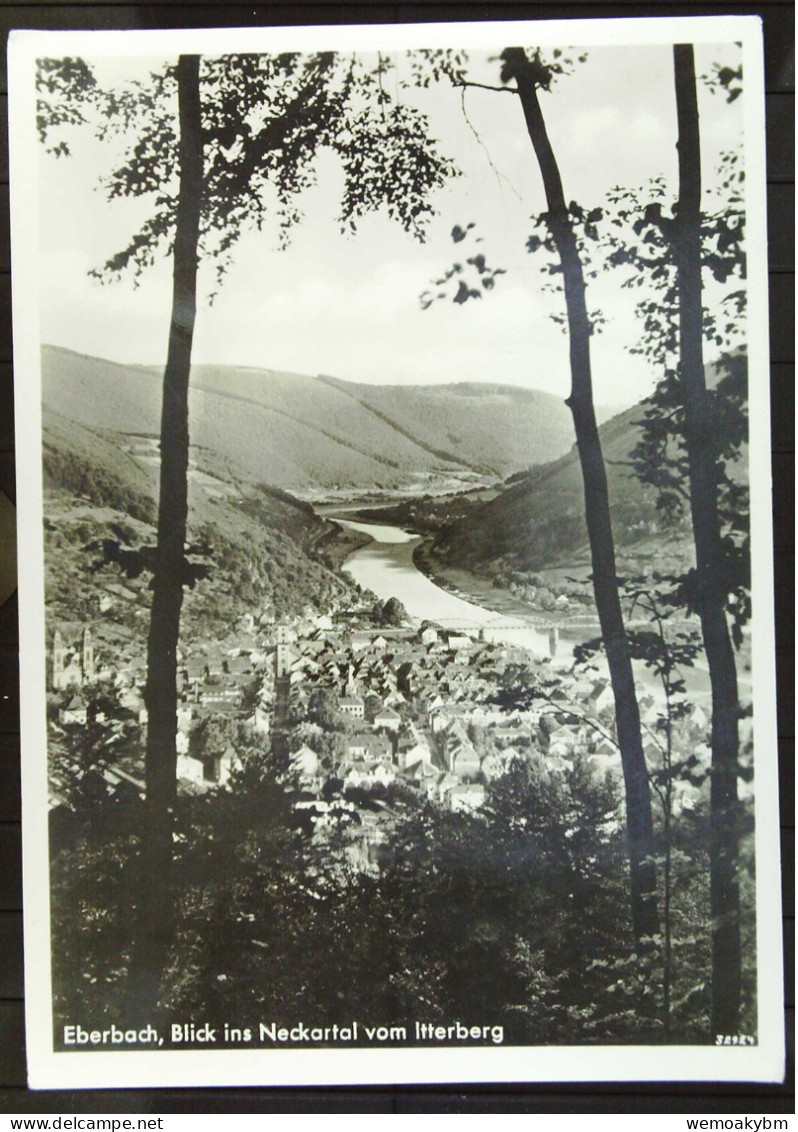 Ansichtskarte Von Eberbach Mit Blick Ins Neckartal Vom Itterberg Um 1970 - Unbenutzt - Eberbach