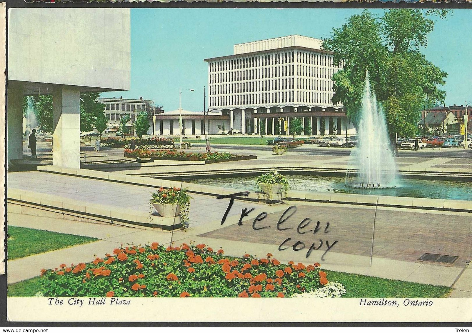 Canada, Hamilton, City Hall, Gelaufen, Ecrit, 1977 - Hamilton