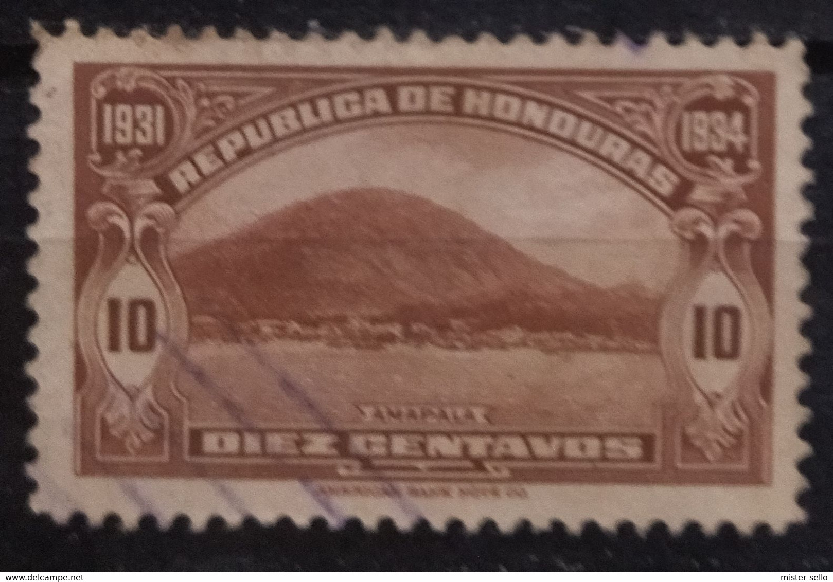 HONDURAS 1931 Local Motives. USADO - USED - Honduras