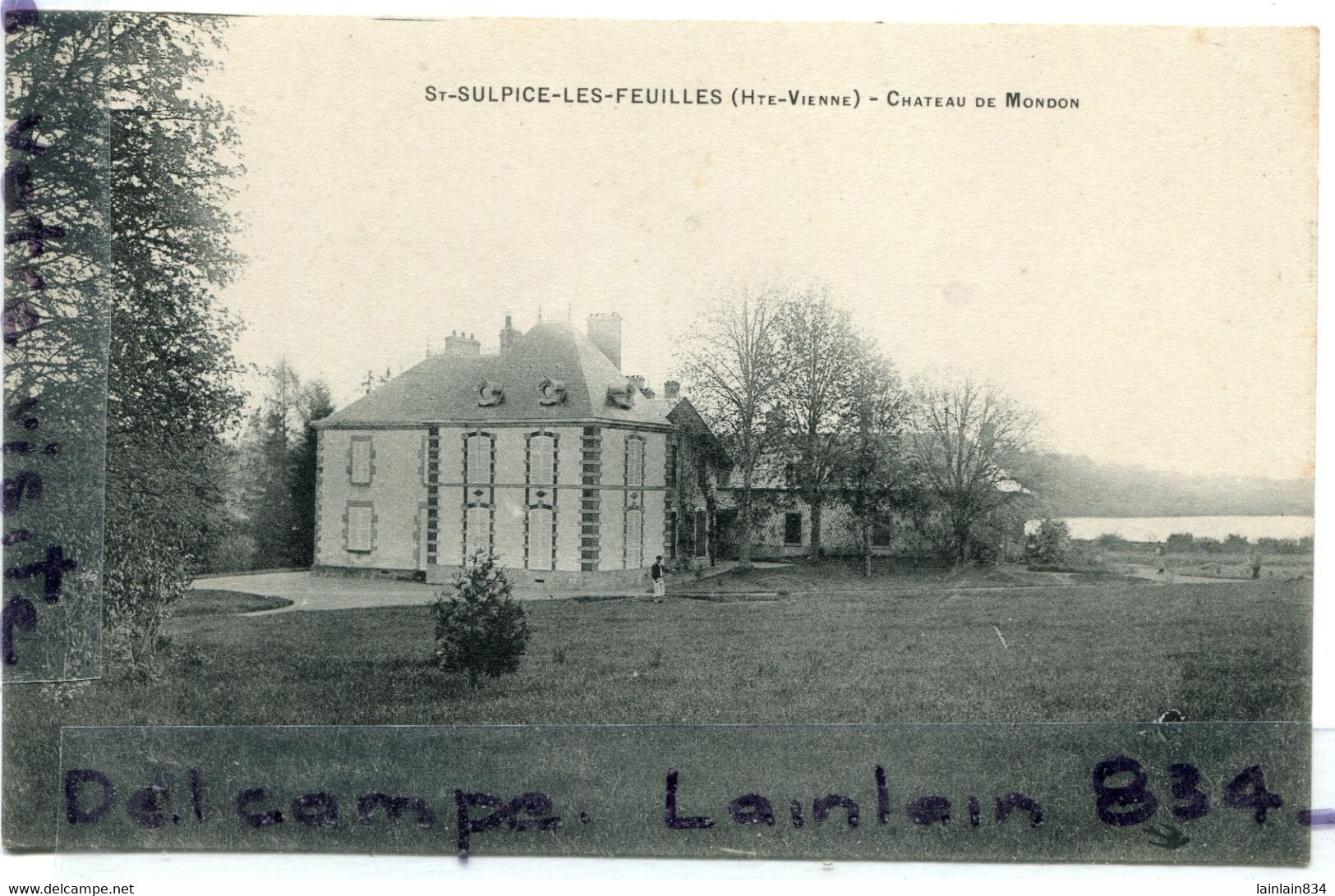 - St - SULPICE Les Feuilles - ( Hte-Vienne ),Entrée Du Château De La Croux, Non écrite, Coins Impeccables, TTBE, Scans. - Saint Sulpice Les Feuilles