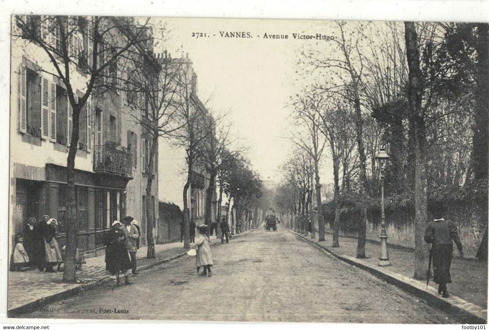 CPA   VANNES   Avenue Victor - Hugo   N° 2721 - Vannes