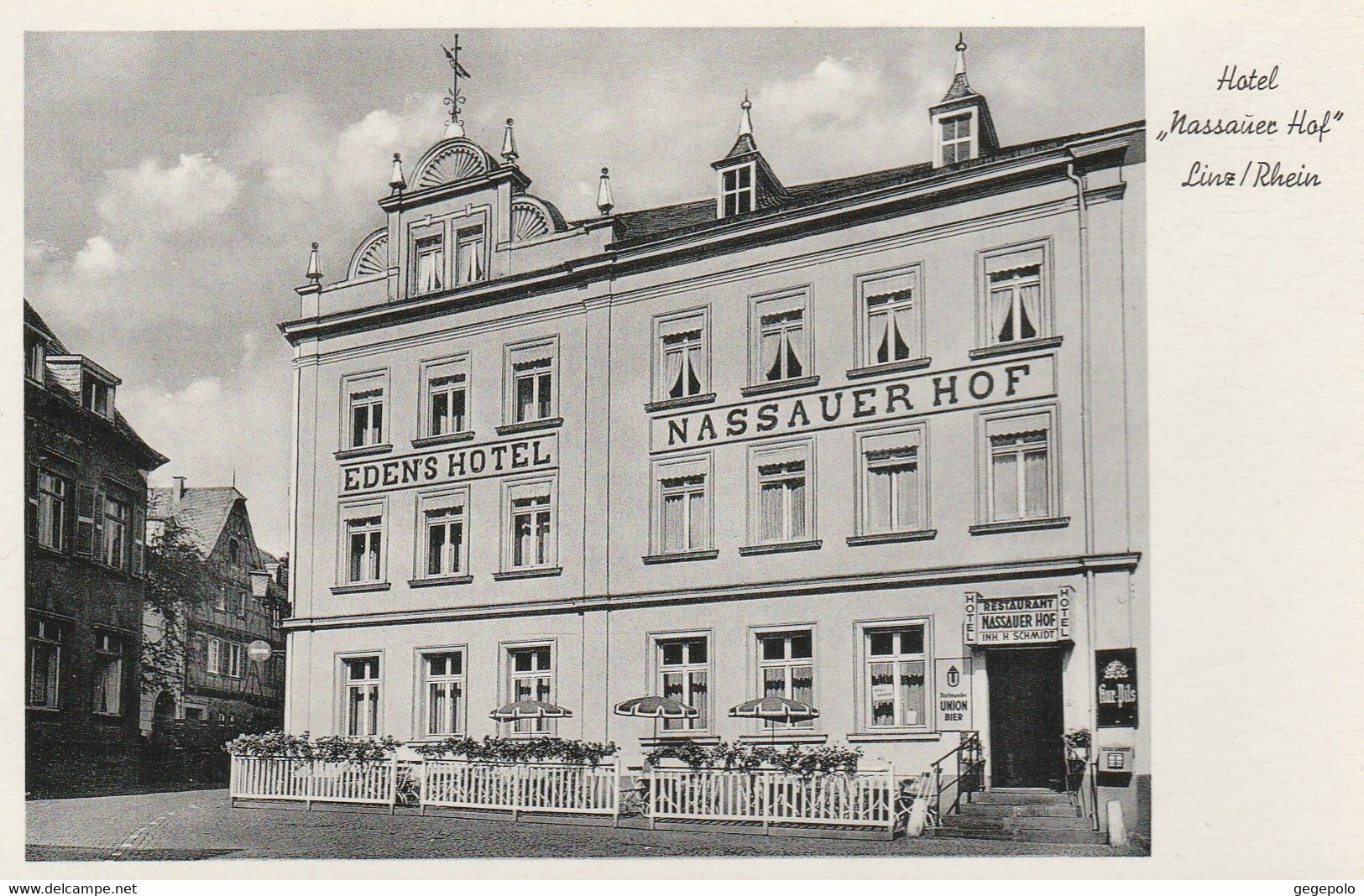 LINZ Am RHEIN - Hotel Nassauer Hof - Burgplatz - Linz A. Rhein