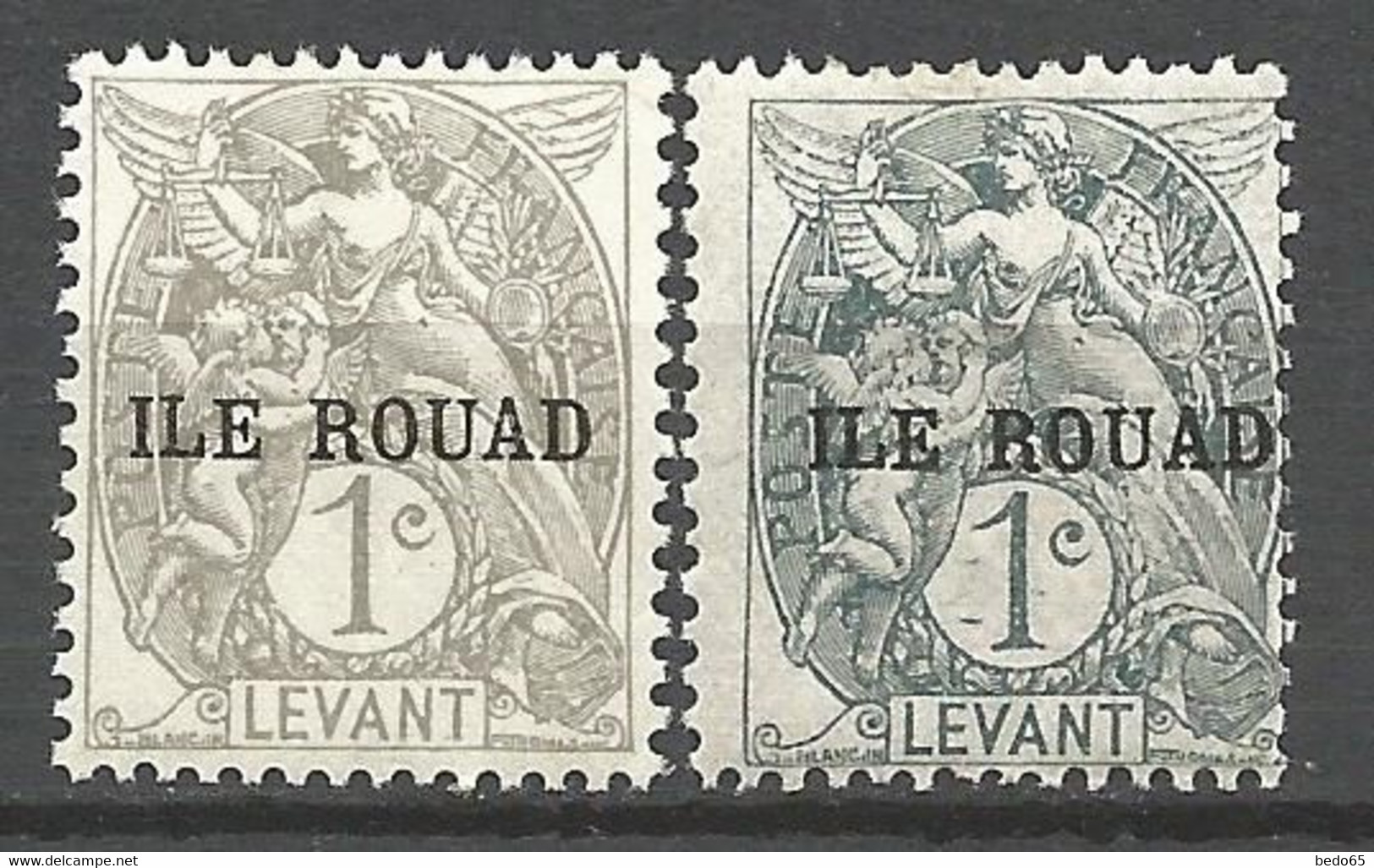 ROUAD  N° 4 Et 4a NEUF*  CHARNIERE  / MH - Unused Stamps