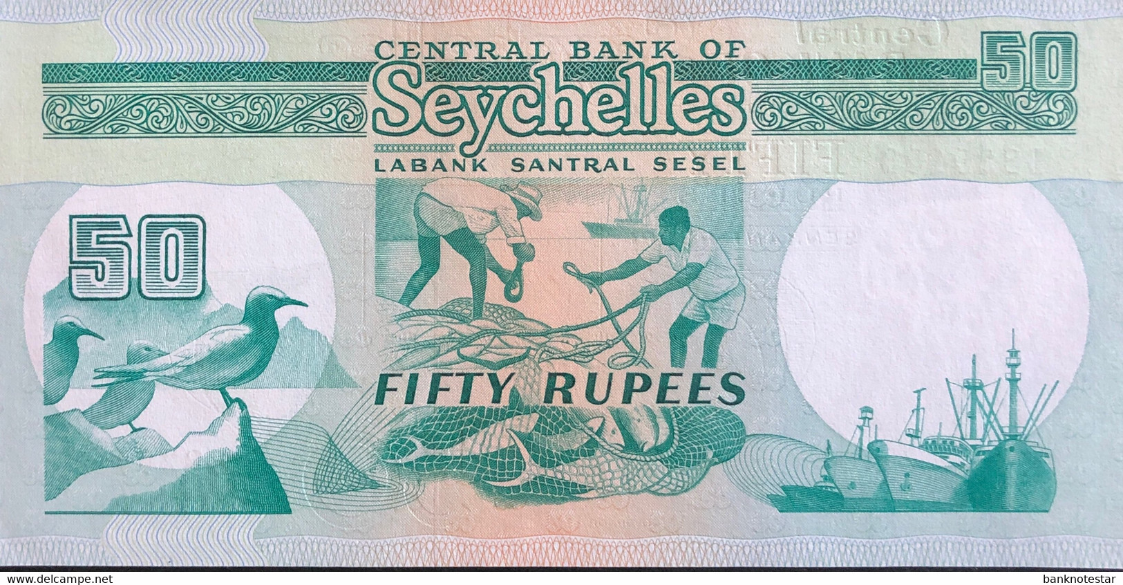 Seychelles 50 Rupees, P-34 (1989) - UNC - Seychelles