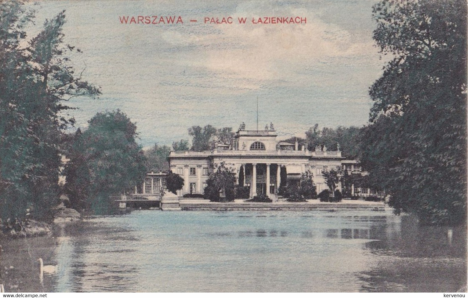 WARSZAWA  Palac W LAZIENKACH - Polonia