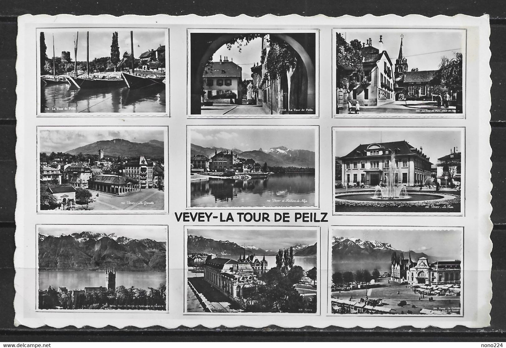 Carte P De 1947 ( Vevey & La Tour De Peilz ) - La Tour-de-Peilz