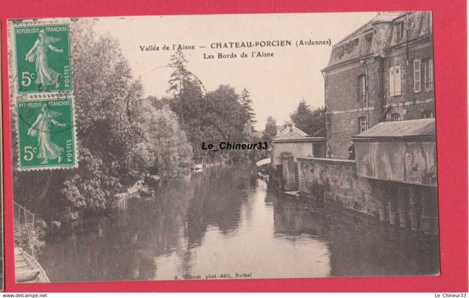 08 - CHATEAU - PORCIEN---Les Bords De L'Aisne - Chateau Porcien