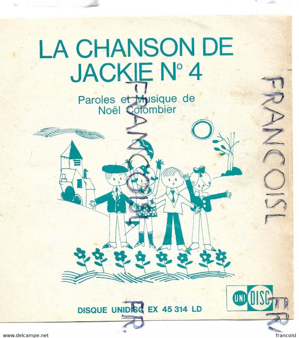 Chanson De Jackie N°4. Noël Colombier (1932-2017) Et L'orchestre Henri Veysseyre (1969?) - Chants Gospels Et Religieux