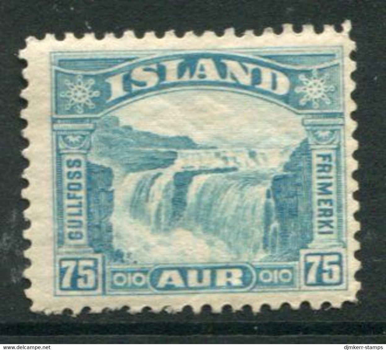 ICELAND 1931 Gullfoss 75 A. MNH / **.  Michel 155 - Unused Stamps