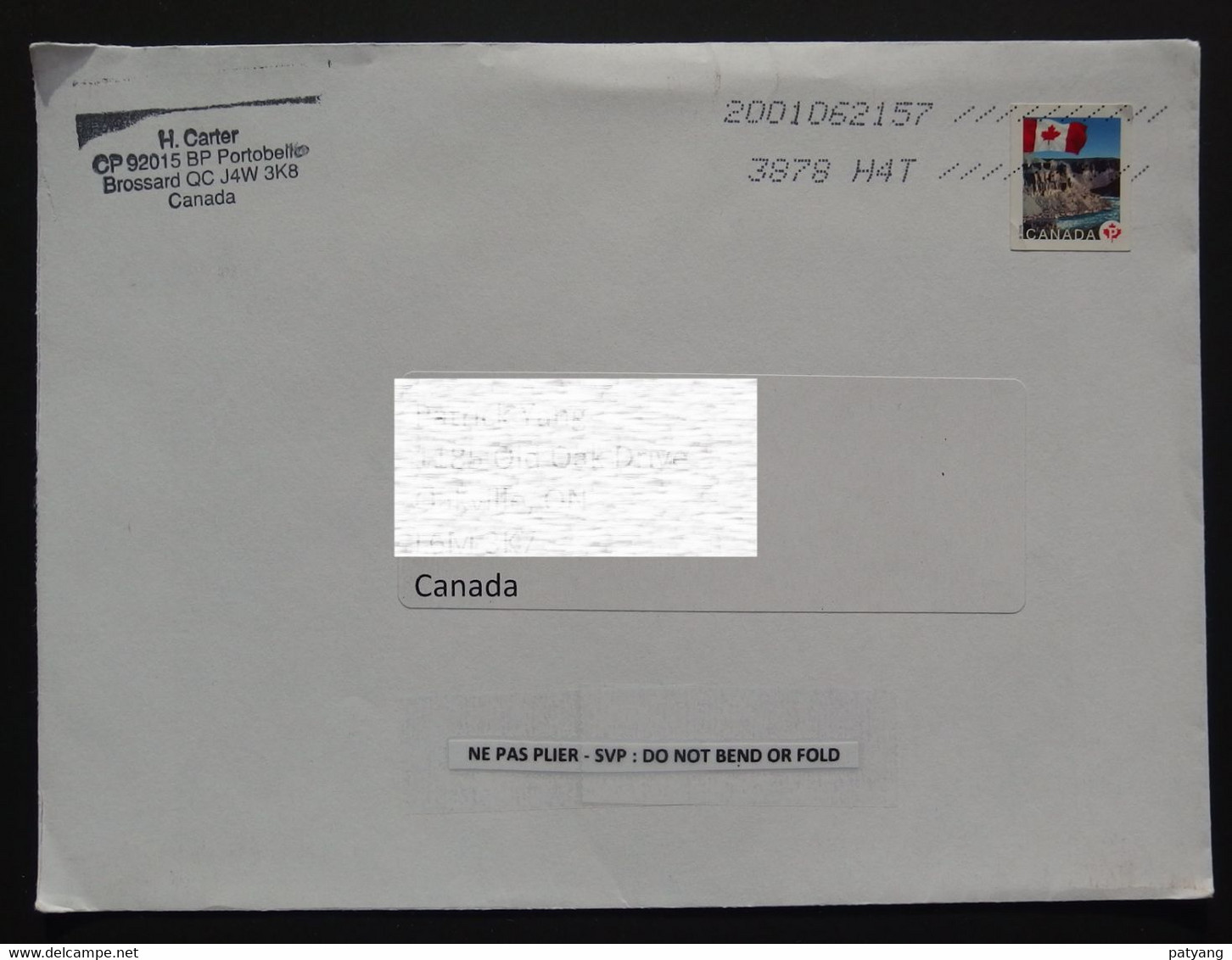 2021 Canada Domestic Cover - Cartas & Documentos