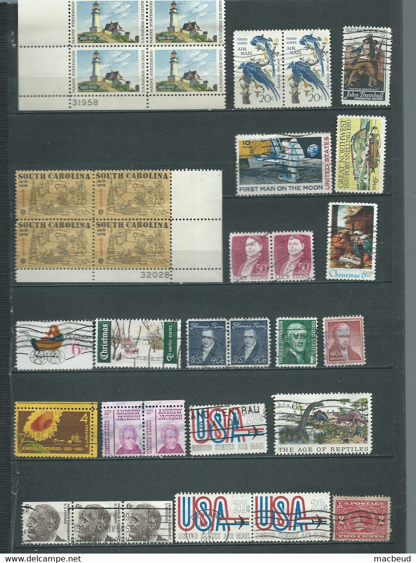 Lot 33 Imbres Des Usa , Oblitérés  à Trier  ( Certains Sont Neufs )- Pal8605 - Autres & Non Classés