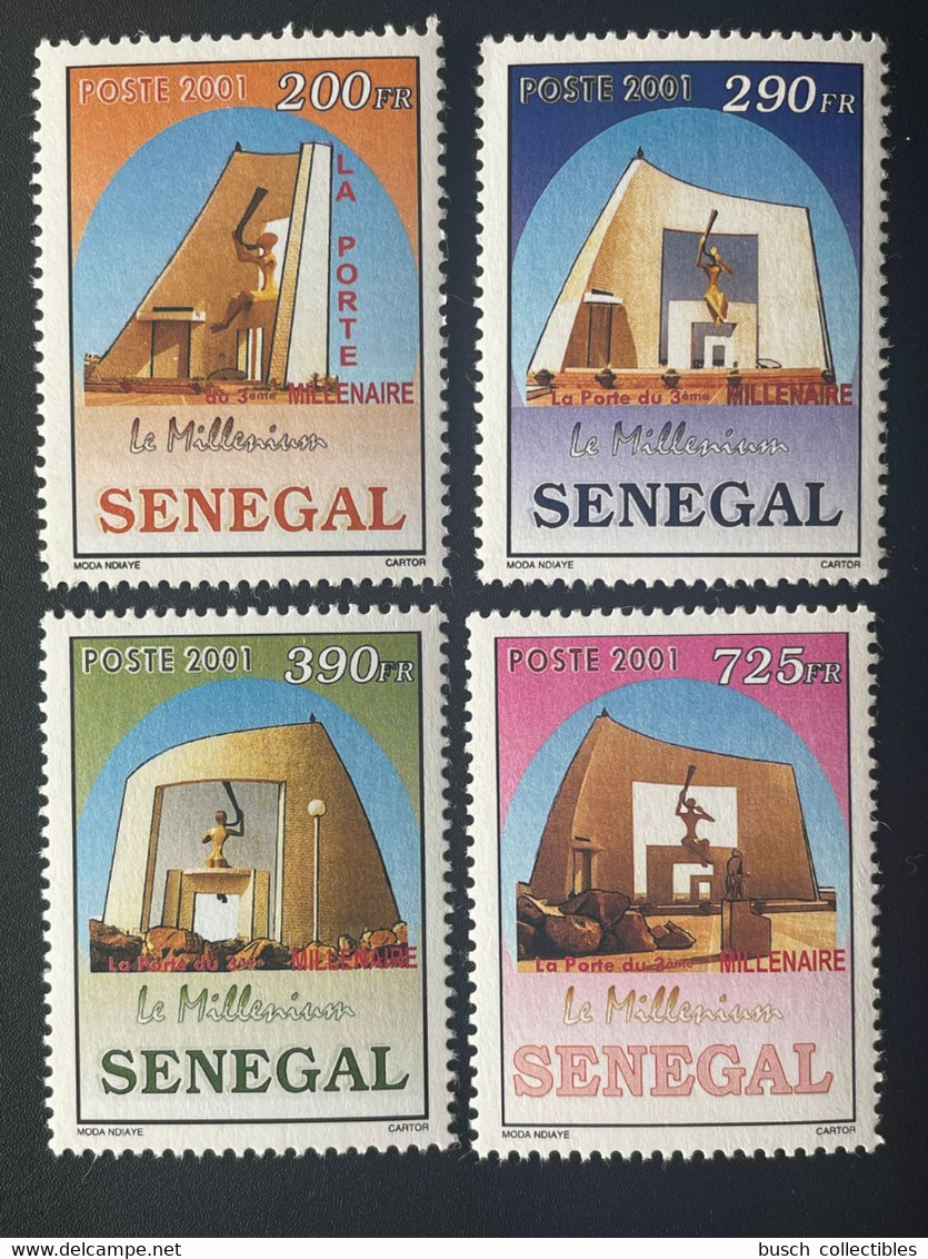 Sénégal 2001 / 2002 Mi. 1982 - 1985 Le Millenium Porte Du 3ème Millénaire - Sénégal (1960-...)