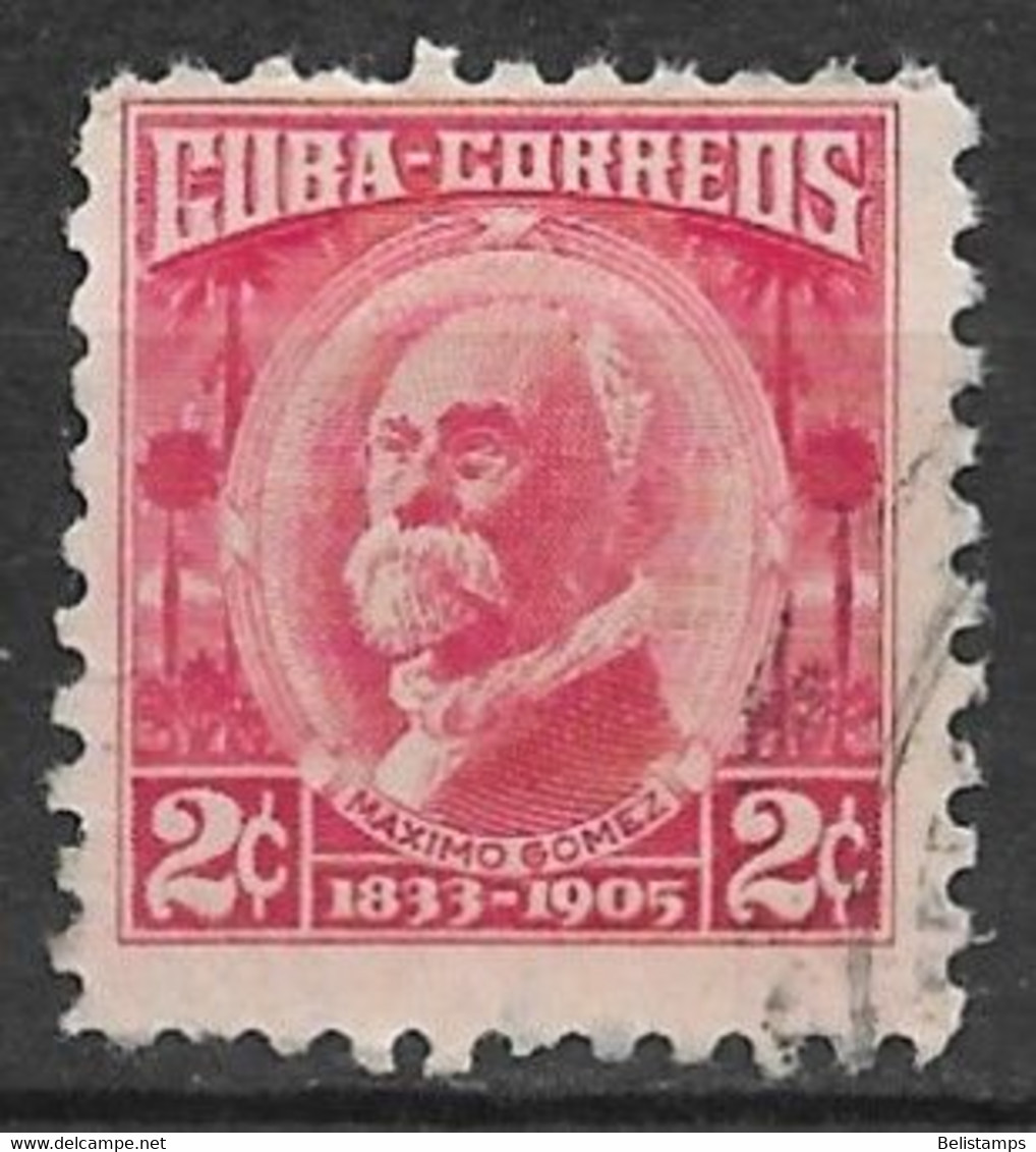 Cuba 1954. Scott #520 (U) Maximo Gomez - Oblitérés