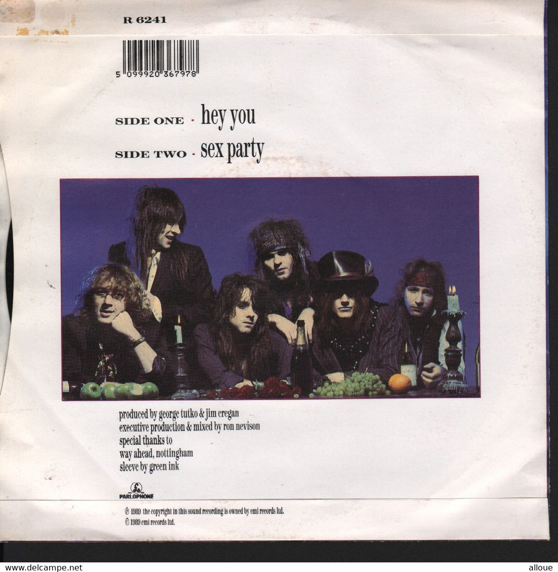 QUIREBOYS UK SINGLE - HEY YOU + SEX PARTY - Hard Rock & Metal